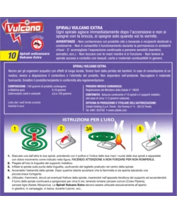 Spirali antizanzare vulcano 10 pezzi